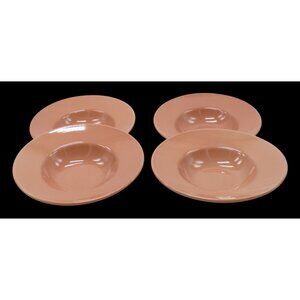 VHTF Pier 1 Imports Nutmeg Spice Wide Rim 9" Soup Salad Bowls Set-4 *RARE EUC*